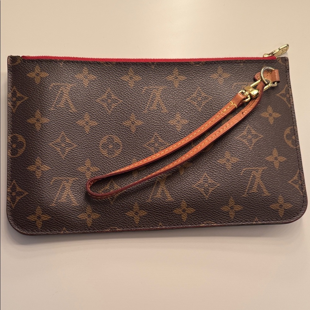 Louis Vuitton Brown Monogram Wristlet